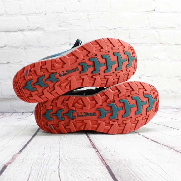 LL BEAN Blue Green Hiking Shoes Mesh Trail Lightweight Sneaker Size 9.5 M - Picture 9 of 10